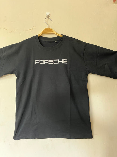 Drop shoulder porsche tees